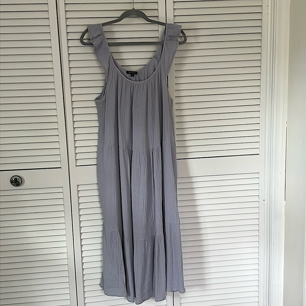 Sundress. lilac color, off shoulder